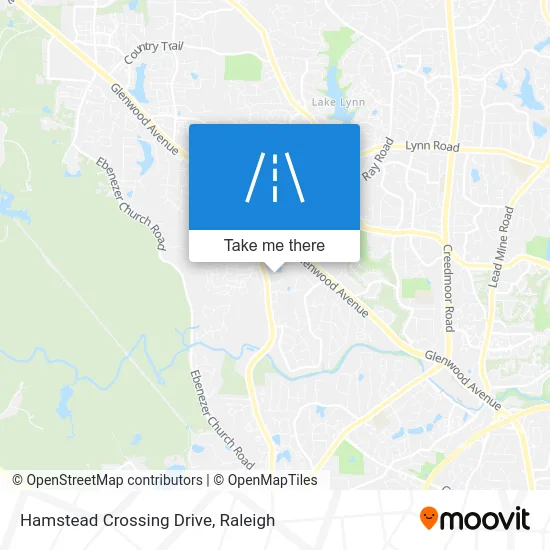 Hamstead Crossing Drive map