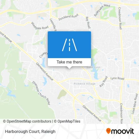 Harborough Court map