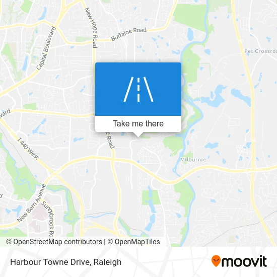 Harbour Towne Drive map