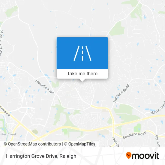 Harrington Grove Drive map