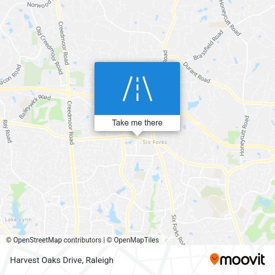 Harvest Oaks Drive map