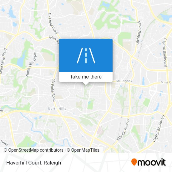 Mapa de Haverhill Court