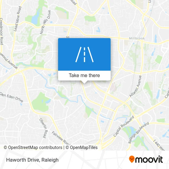 Haworth Drive map