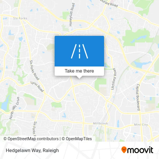 Hedgelawn Way map