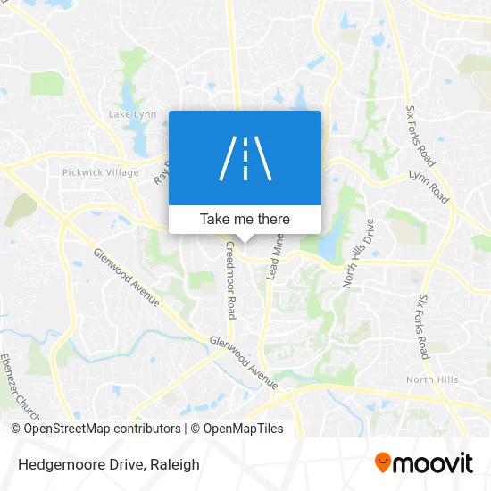 Hedgemoore Drive map