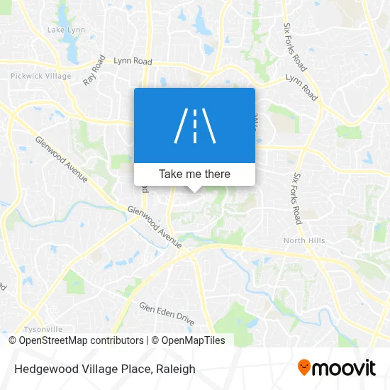Hedgewood Village Place map