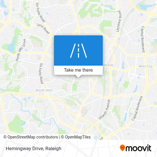 Hemingway Drive map