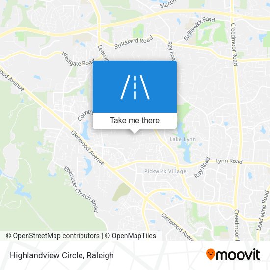 Highlandview Circle map