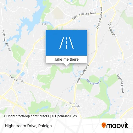 Highstream Drive map