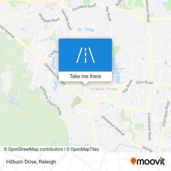 Mapa de Hilburn Drive
