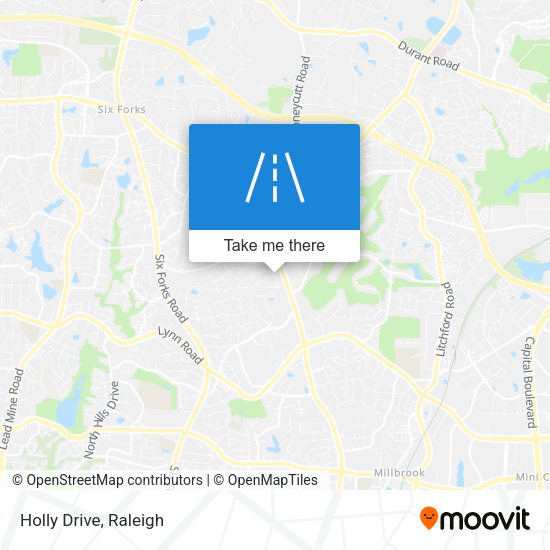 Holly Drive map