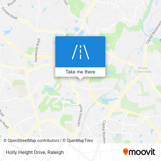 Holly Height Drive map