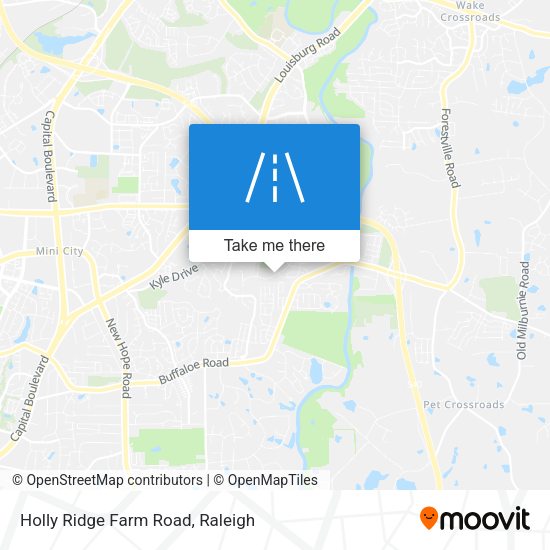 Holly Ridge Farm Road map