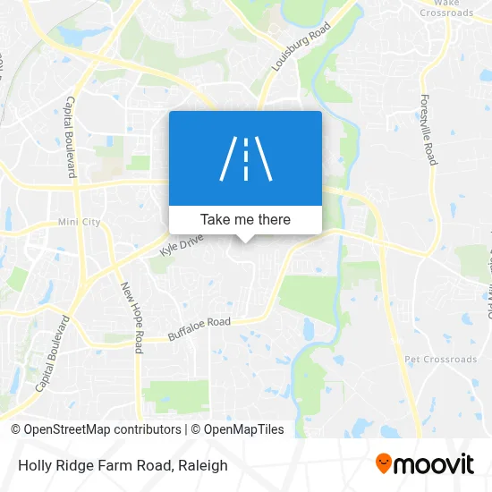 Holly Ridge Farm Road map