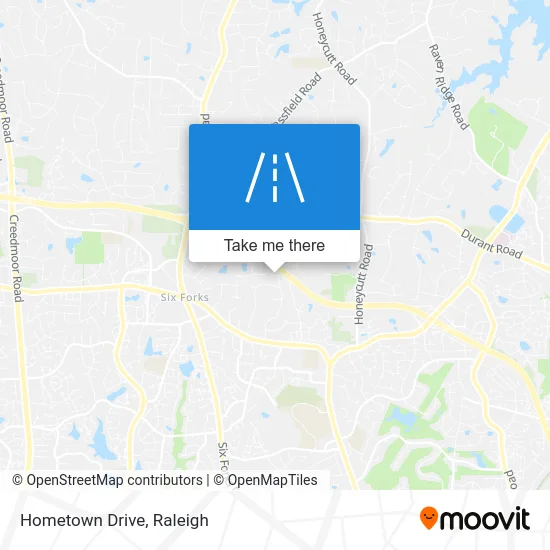 Hometown Drive map