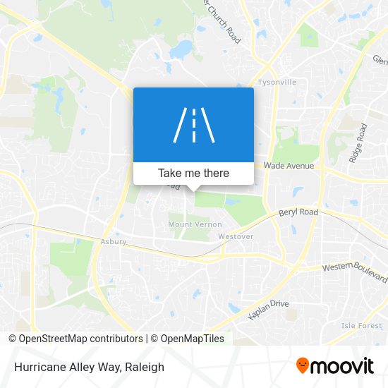 Hurricane Alley Way map