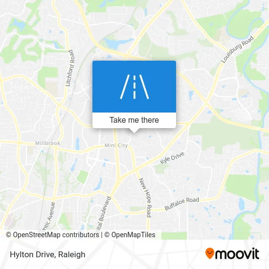 Hylton Drive map