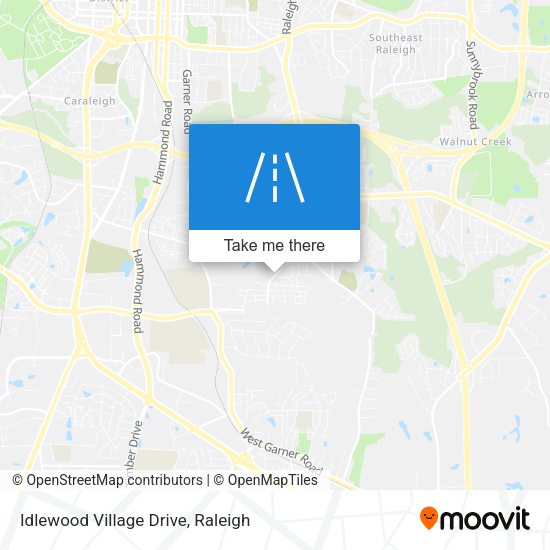 Idlewood Village Drive map