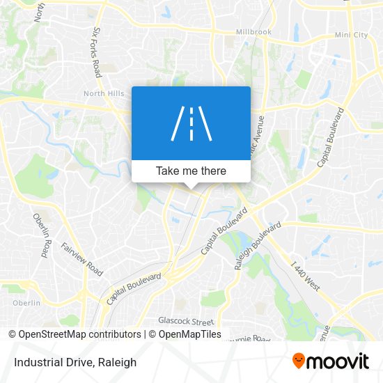 Mapa de Industrial Drive