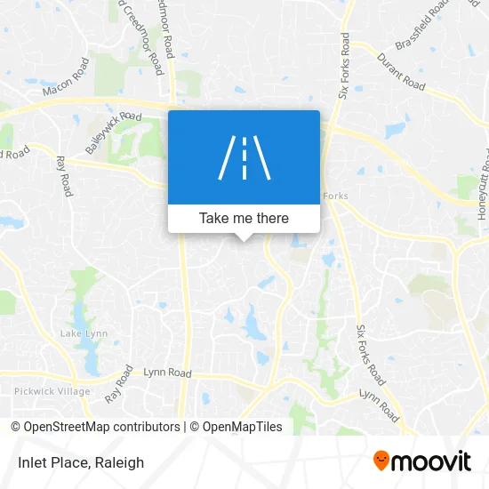 Mapa de Inlet Place