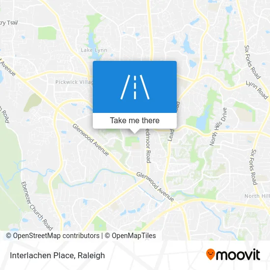 Interlachen Place map