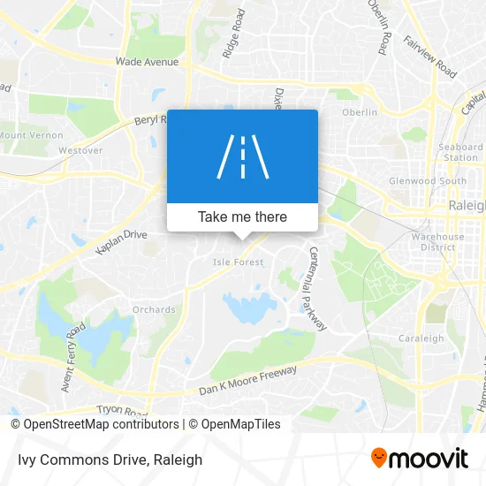 Ivy Commons Drive map