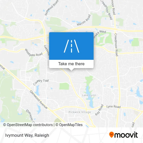 Ivymount Way map