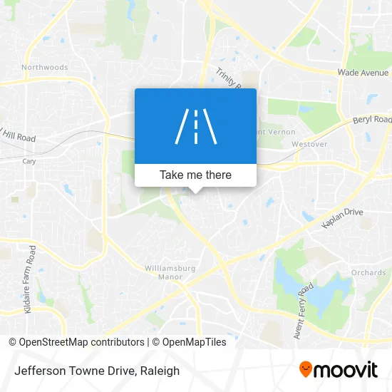 Jefferson Towne Drive map