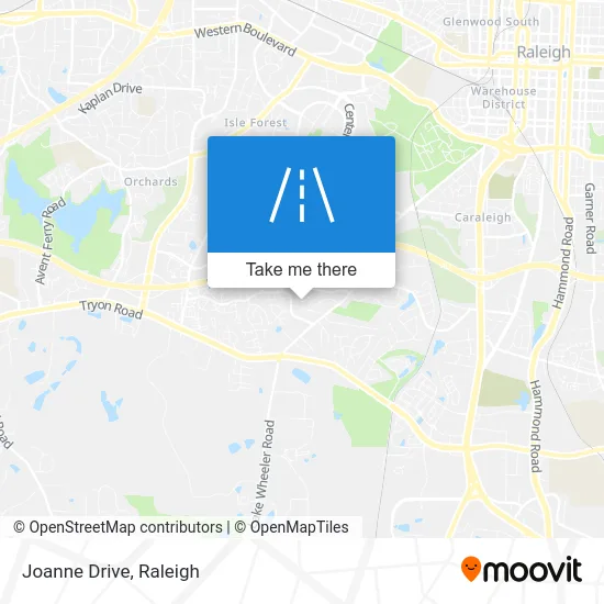 Joanne Drive map