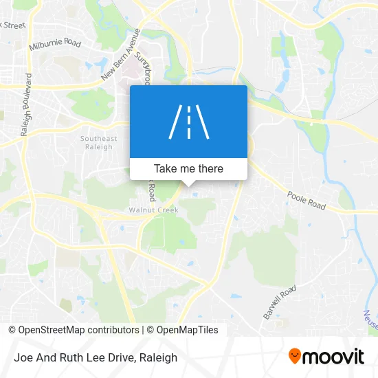 Joe And Ruth Lee Drive map