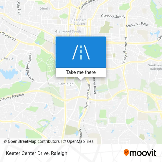 Keeter Center Drive map