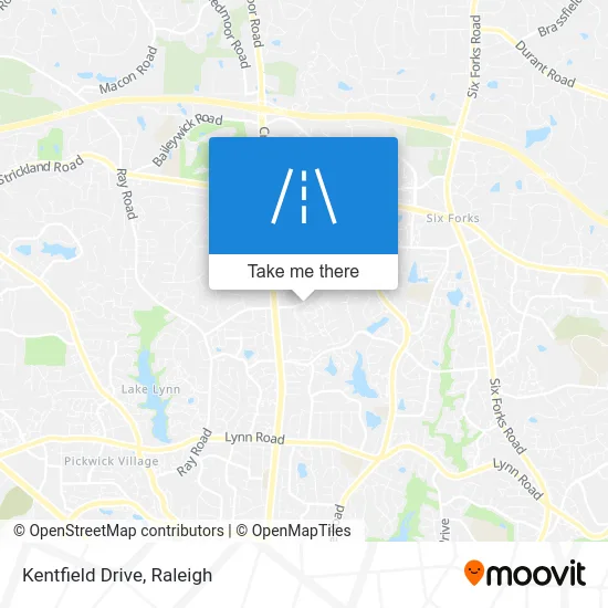 Kentfield Drive map