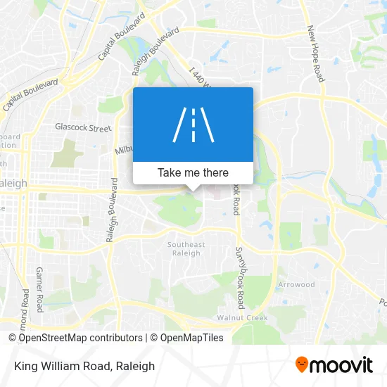 King William Road map