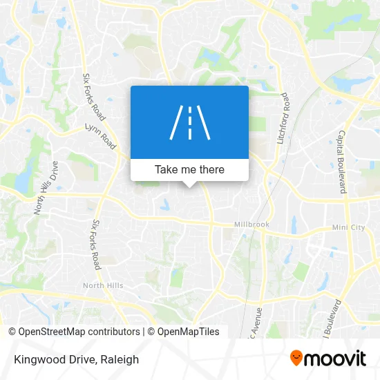 Kingwood Drive map