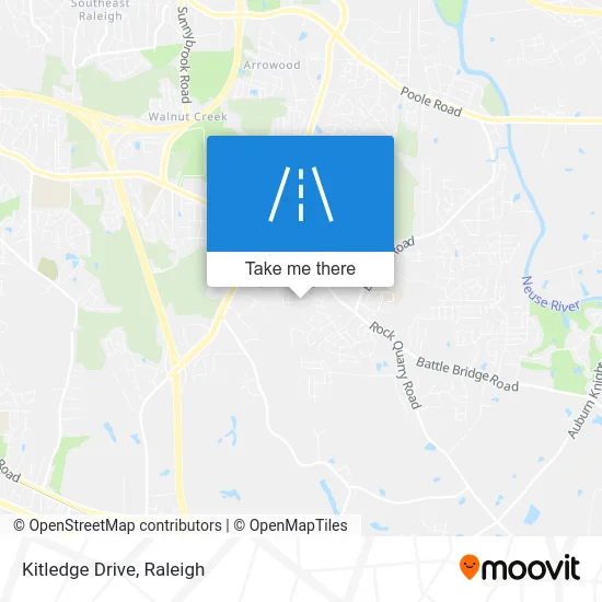 Kitledge Drive map