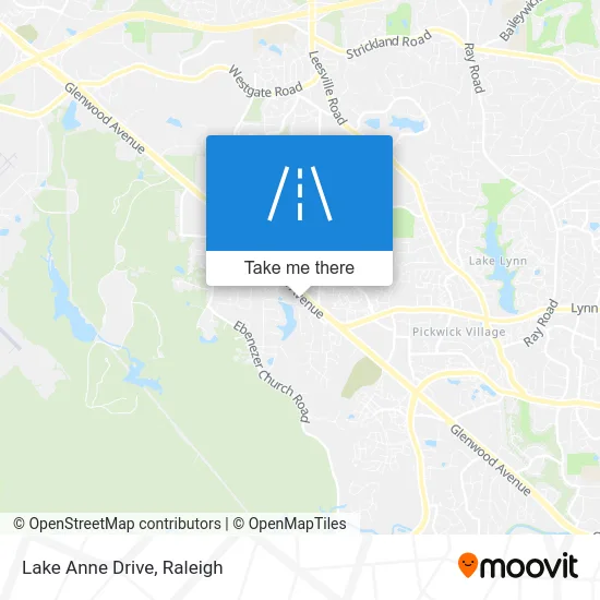 Lake Anne Drive map