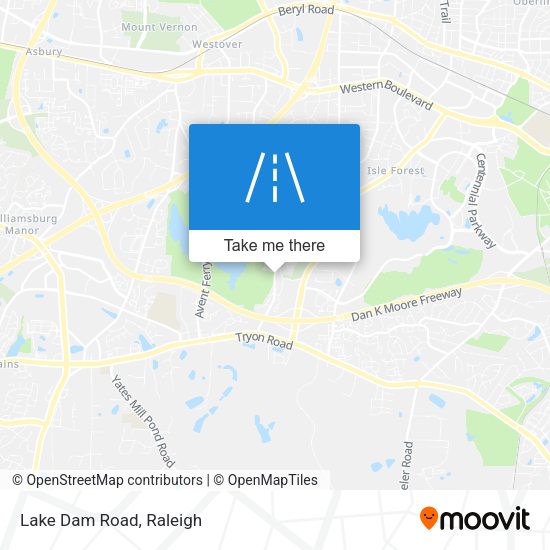 Mapa de Lake Dam Road