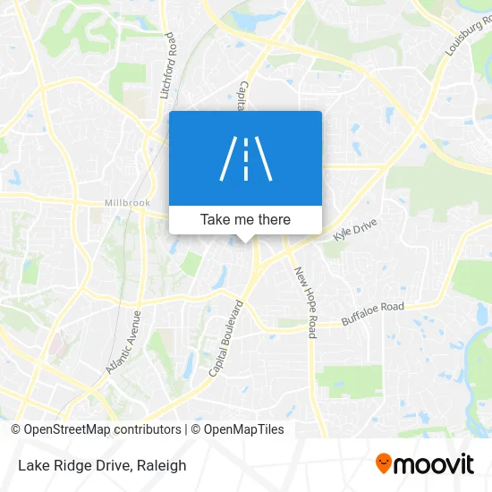 Lake Ridge Drive map