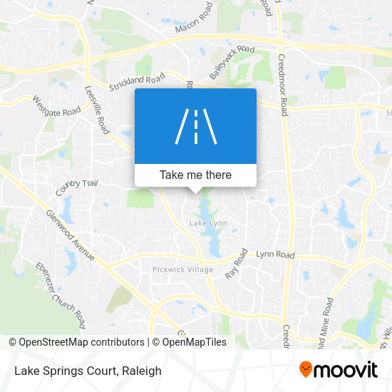 Lake Springs Court map