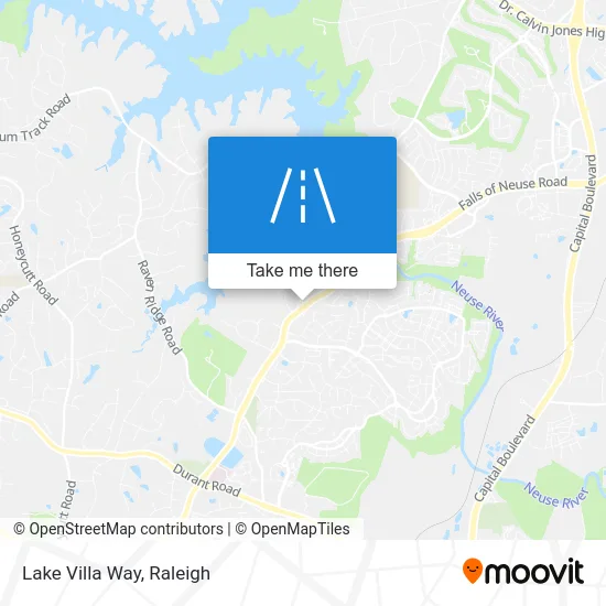 Lake Villa Way map