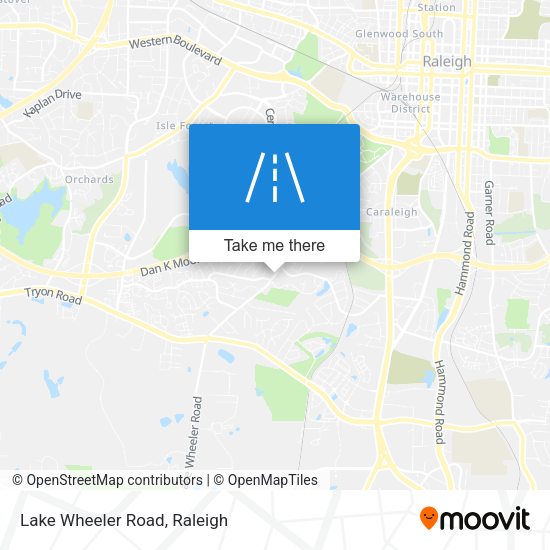 Mapa de Lake Wheeler Road