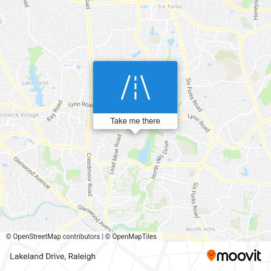 Mapa de Lakeland Drive
