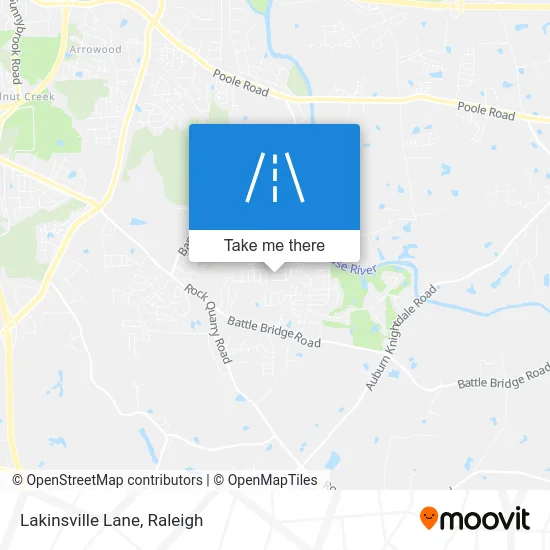 Lakinsville Lane map