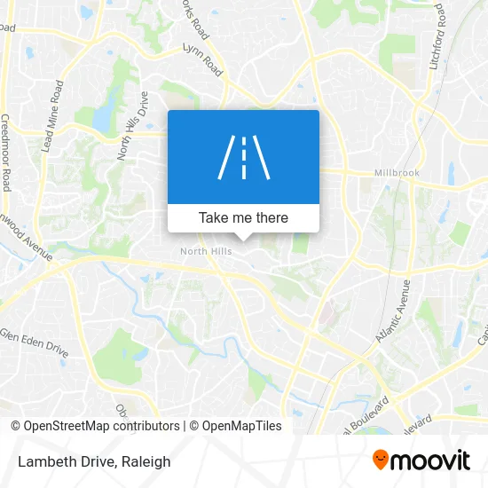 Lambeth Drive map