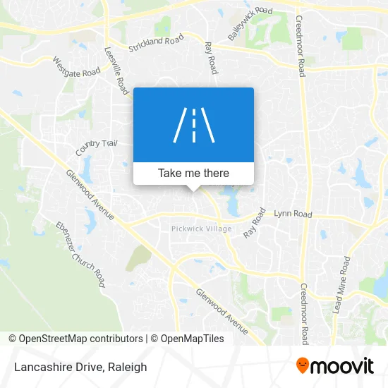 Lancashire Drive map