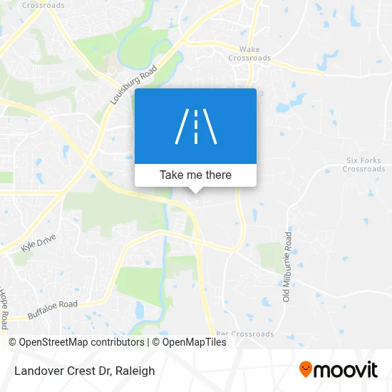 Landover Crest Dr map