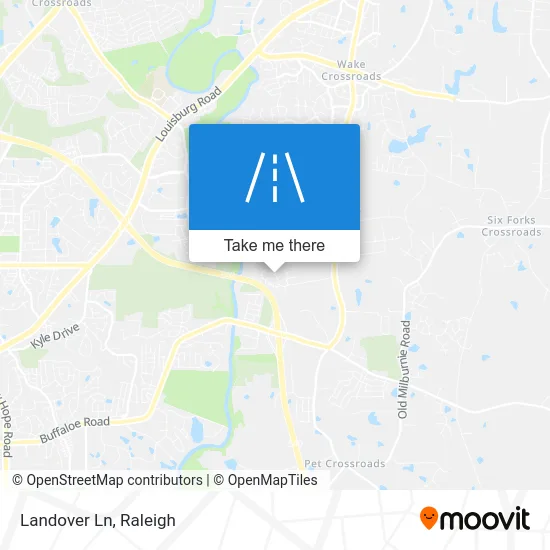 Landover Ln map