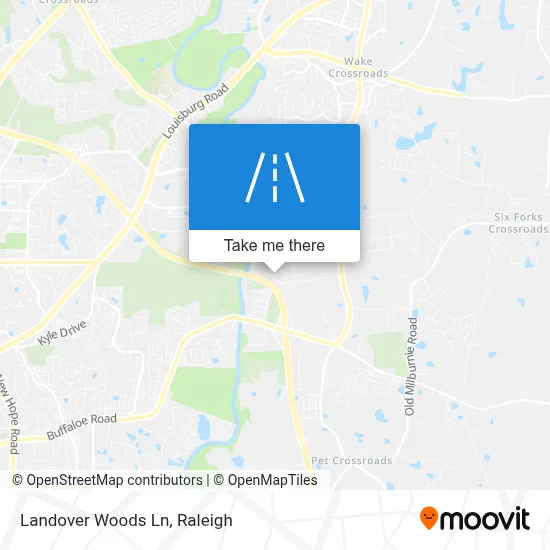Landover Woods Ln map