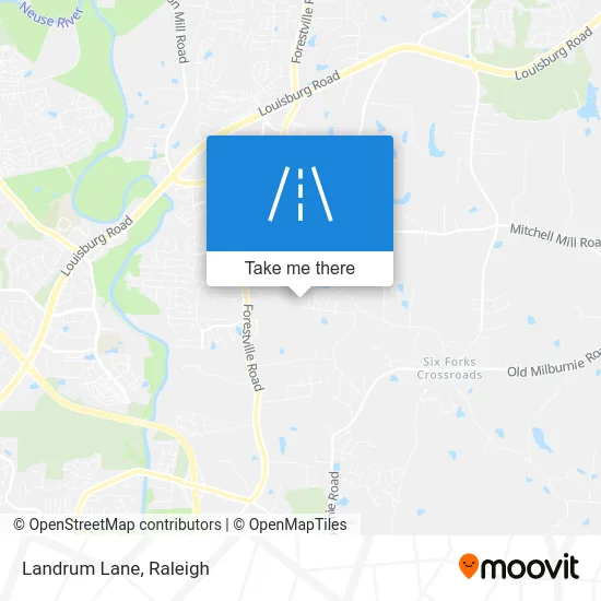 Landrum Lane map