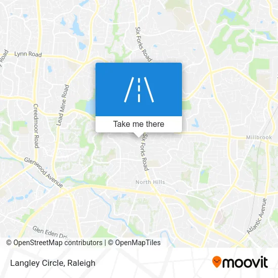 Langley Circle map